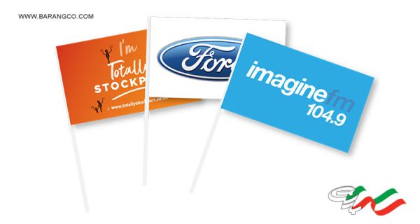 Promotional-hand-flags پرچم دستی تبلیغاتی