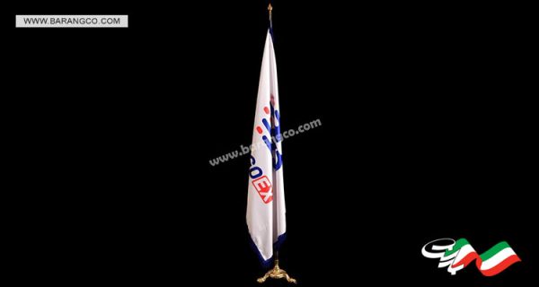 Double-satin-ceremonial-flag پرچم تشریفات دورو ساتن